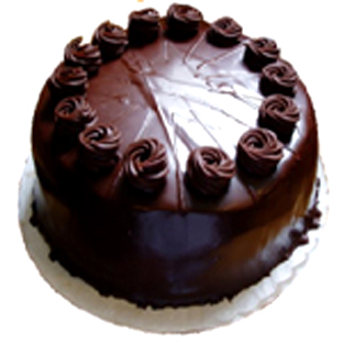 Eggless Dark Chocolate Cake 