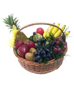 4 KG Mix Fruits Medium Size Basket